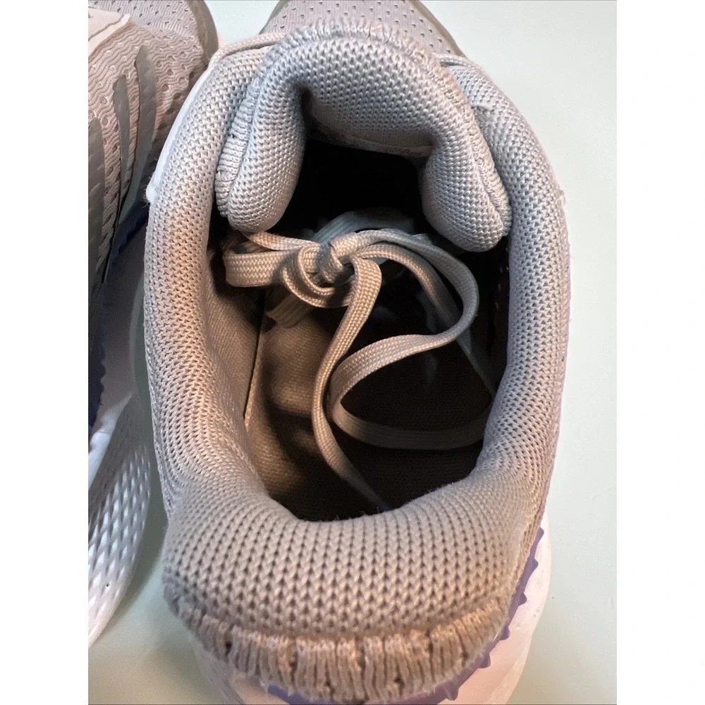Adidas Running Shoes Men's 8 Gray Purple‎ Bounce Sneakers